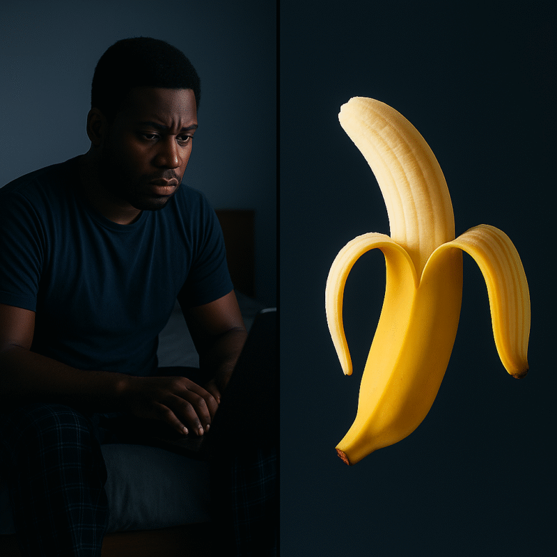 Man watching porn