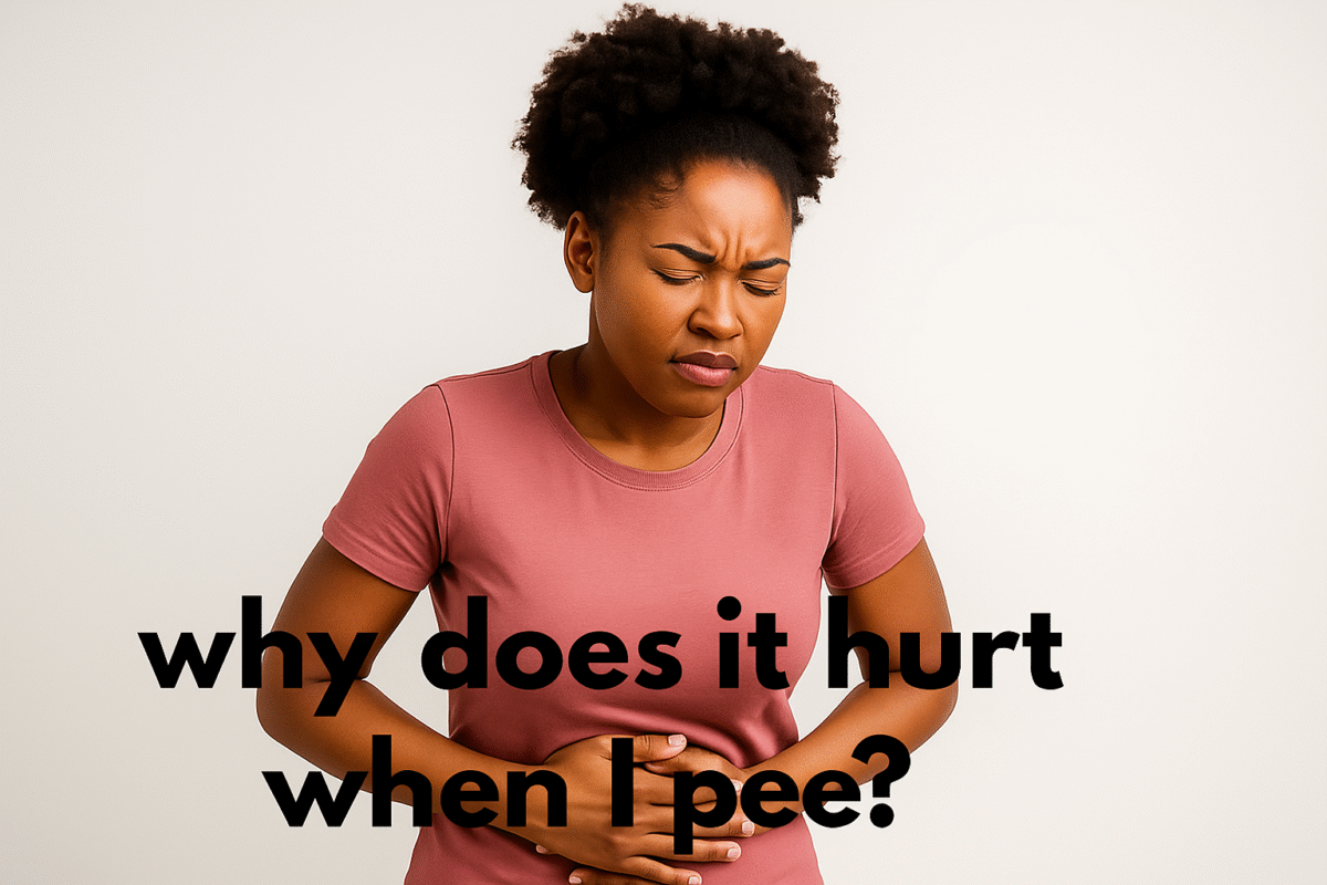 Why does it hurt when I pee?
