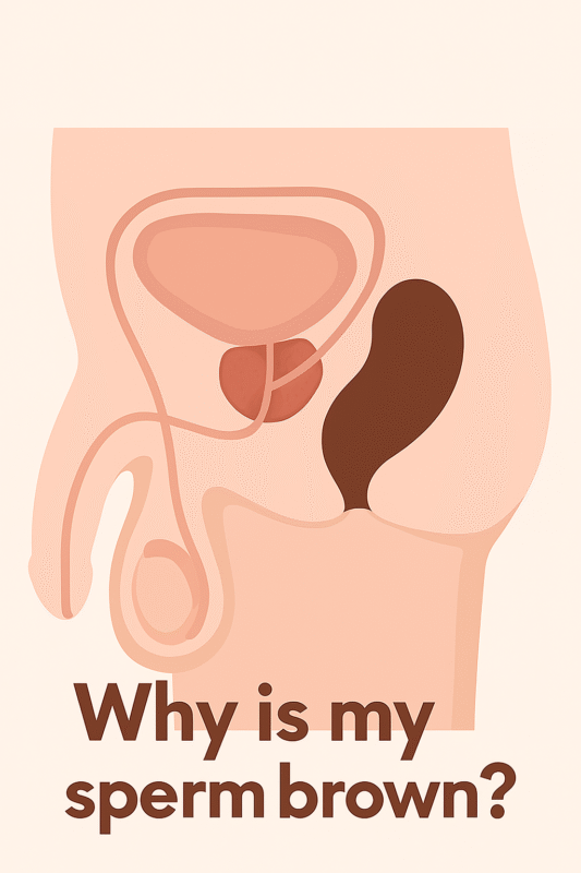 Why is my sperm brown?